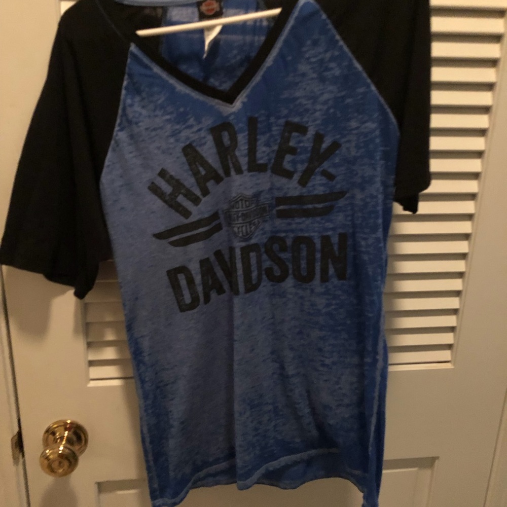 Harley Davidson baseball type shirt